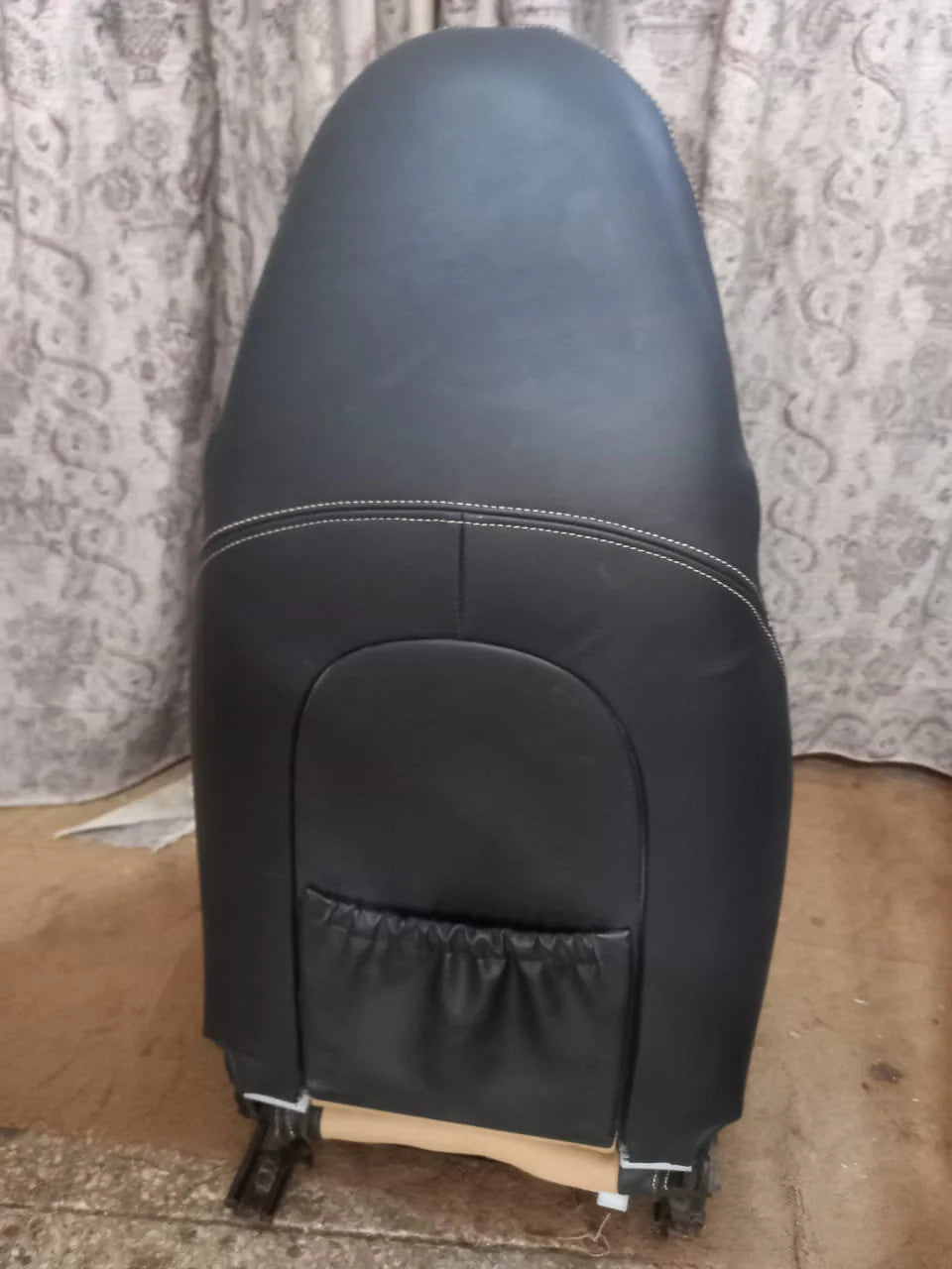 Fit for Porsche Boxster Standard Genuine Leather Seat Cover BLACK & OAK (1997 to 2004)