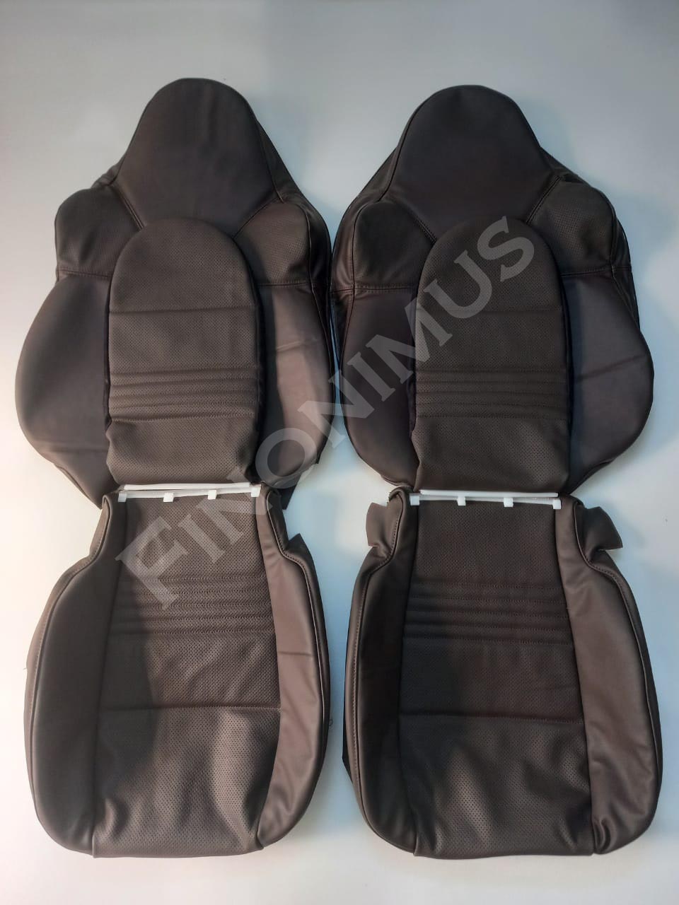 Best fit for Porsche 986 Boxster - Sports - Leather replacement Seat Cover BROWN (Year 1997 to 2004)