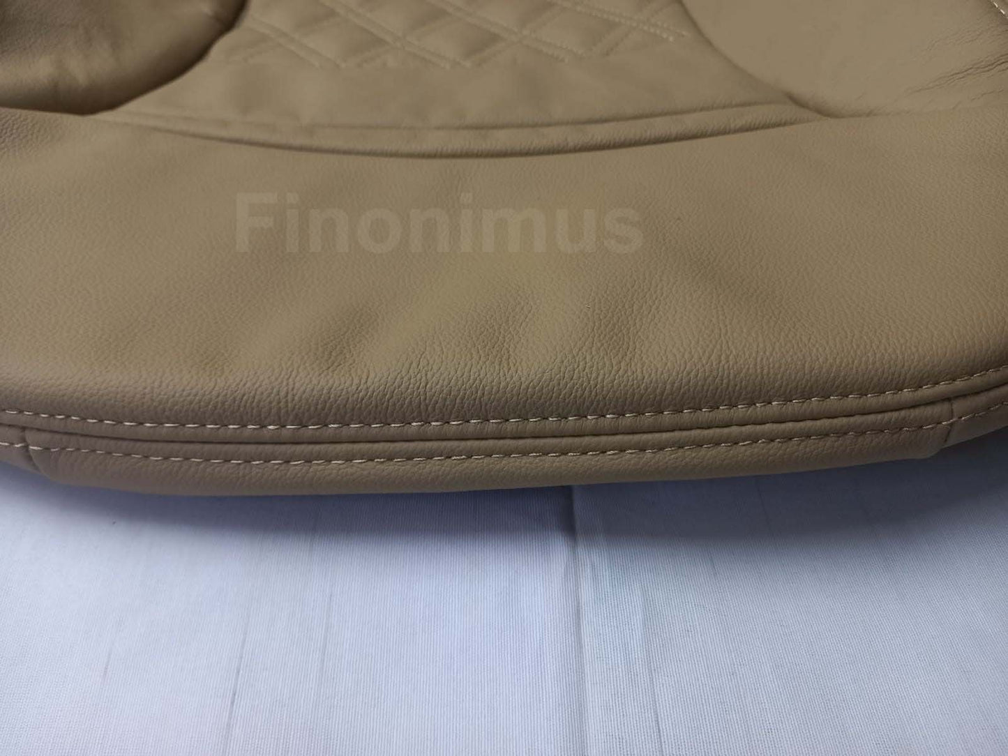 Perfect fit for C5 Corvette Sports custom seat cover Synthetic Leather ; Light Oak (Year 1997 to 2004)