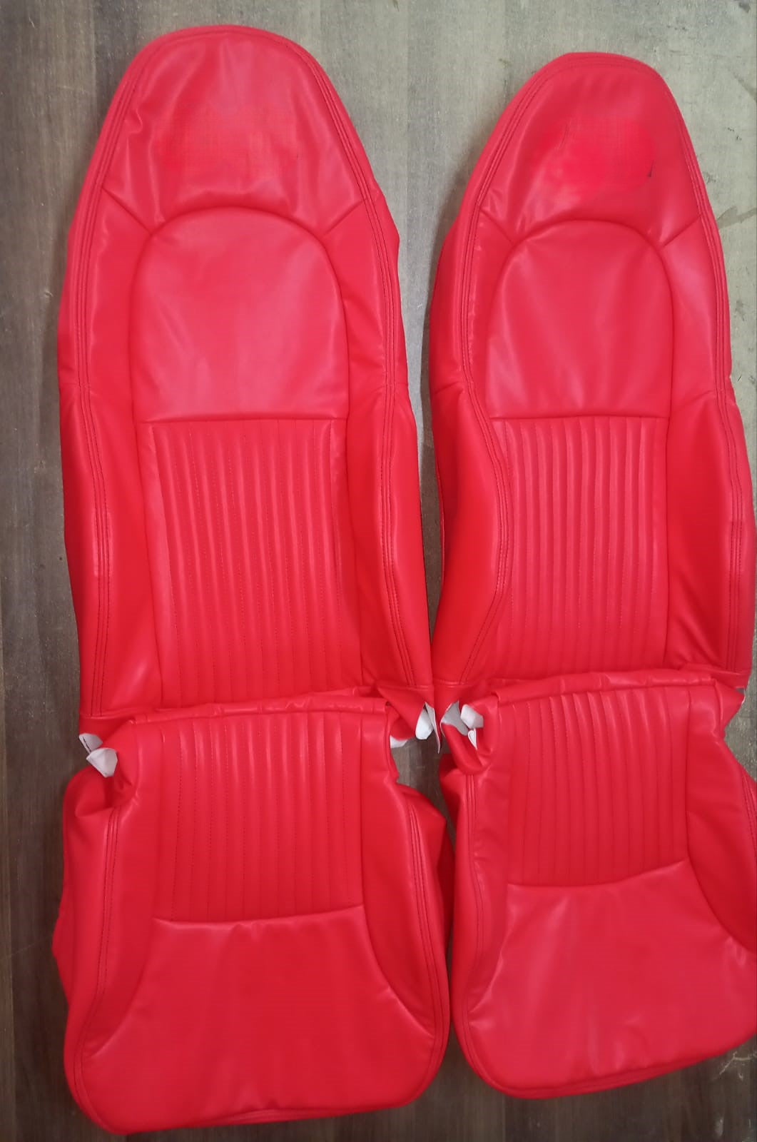 Fit for Corvette C5 - Z06 Synthetic Leather Seat Cover (Year 1997 to 2004) Torch Red