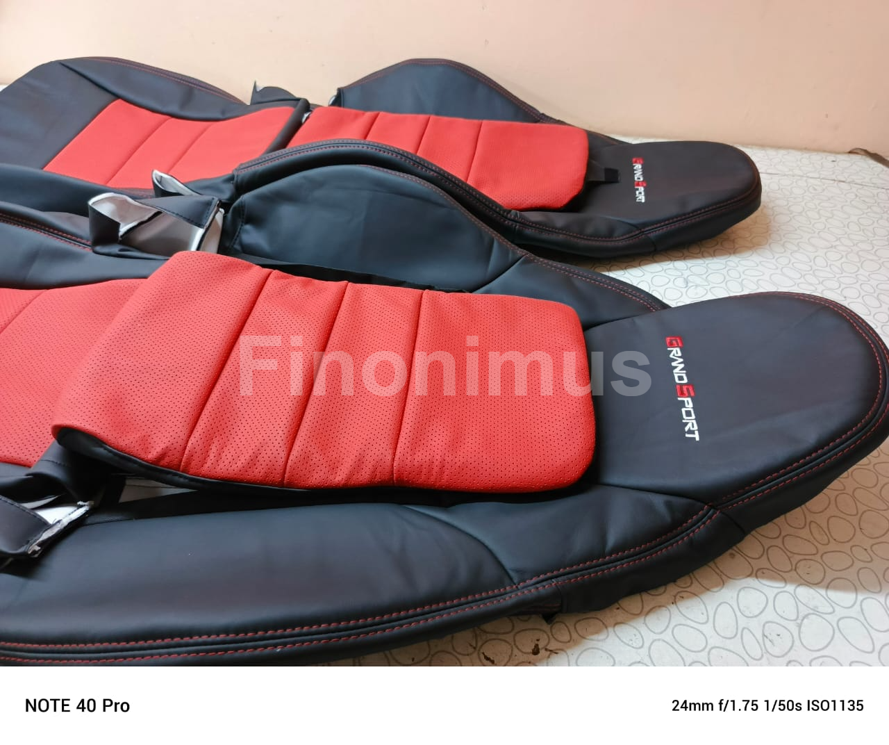 Ajustement parfait pour Corvette C6 Sports 2005-2011 – Housse de siège de rechange en cuir synthétique – Noir/chêne