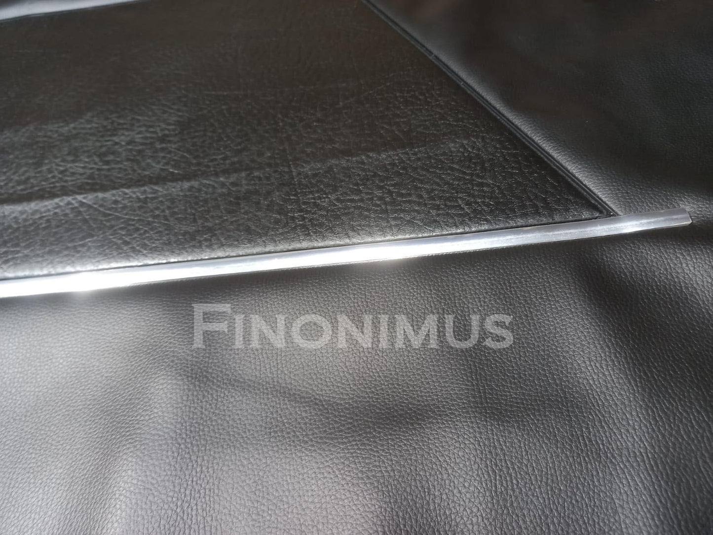 Datsun 240Z (Year 1970 to 1973) Door Panel Cover- Synthetic Leather Black