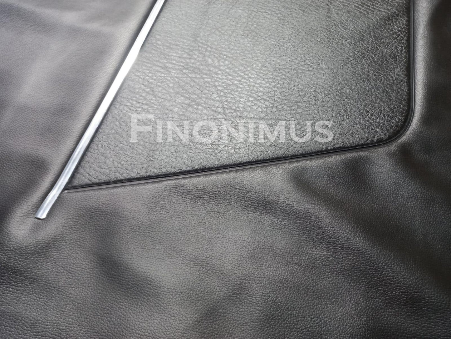 Datsun 240Z (Year 1970 to 1973) Door Panel Cover- Synthetic Leather Black