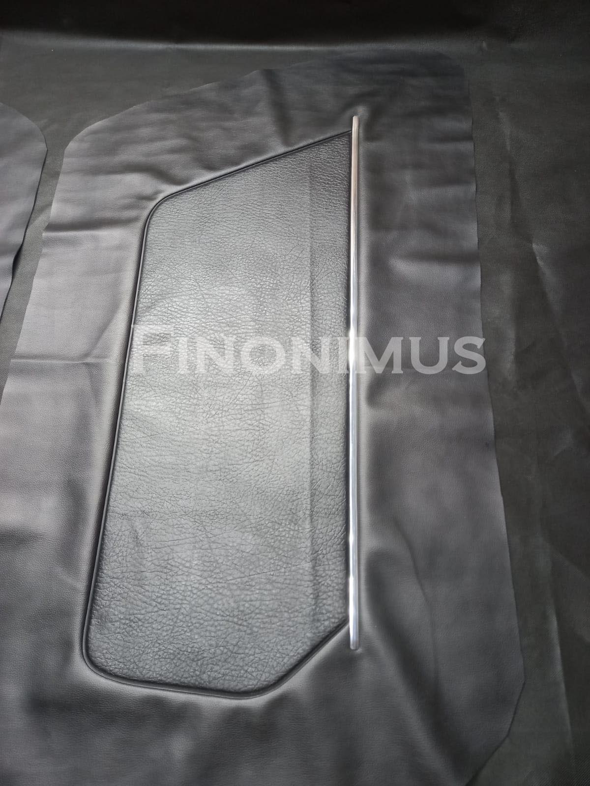 Datsun 240Z (Year 1970 to 1973) Door Panel Cover- Synthetic Leather Black