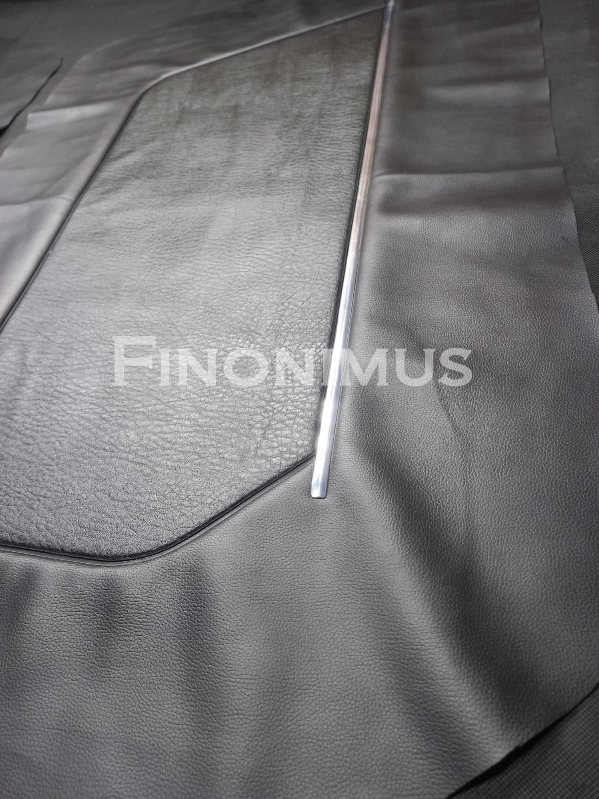 Datsun 240Z (Year 1970 to 1973) Door Panel Cover- Synthetic Leather Black