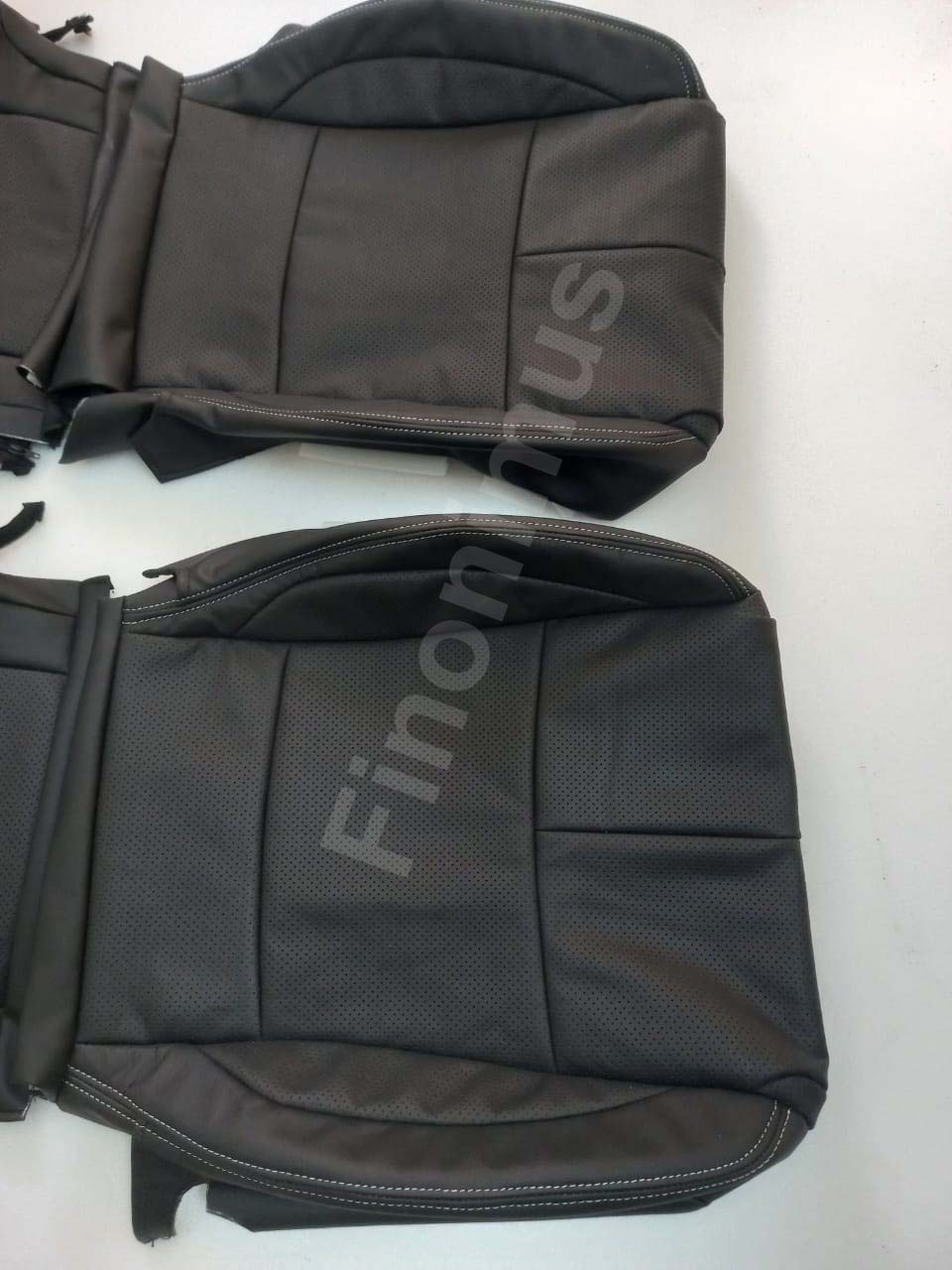 Best fit for Honda CRZ - Genuine Leather OEM replacement Seat Cover (Year 2011- 2016) Black