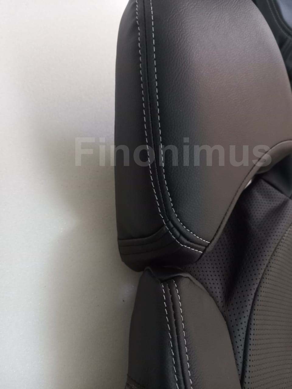 Best fit for Honda CRZ - Genuine Leather OEM replacement Seat Cover (Year 2011- 2016) Black