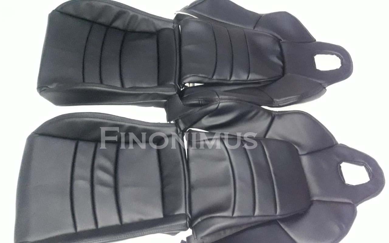 Best fit for Honda S2000 - Genuine Leather OEM replacement Seat Cover (Year 2000- 2005) Black