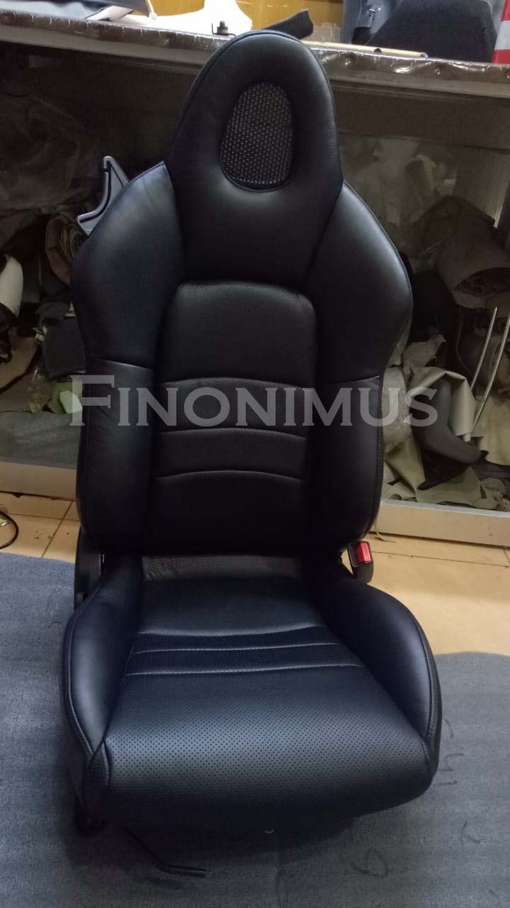 Best fit for Honda S2000 - Genuine Leather OEM replacement Seat Cover (Year 2000- 2005) Black