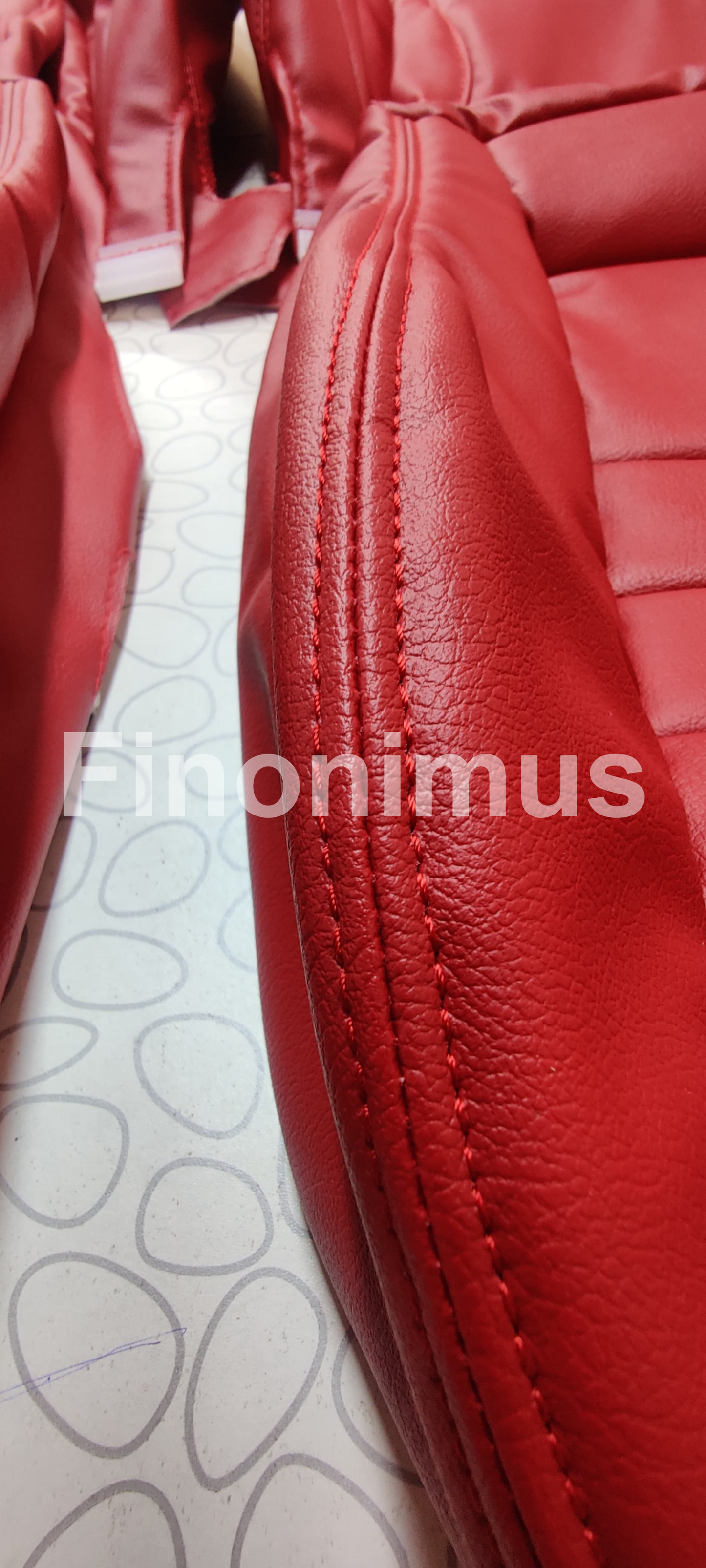 Best fit for Honda S2000 - Synthetic Leather OEM replacement Seat Cover (Year 2000- 2005) Red