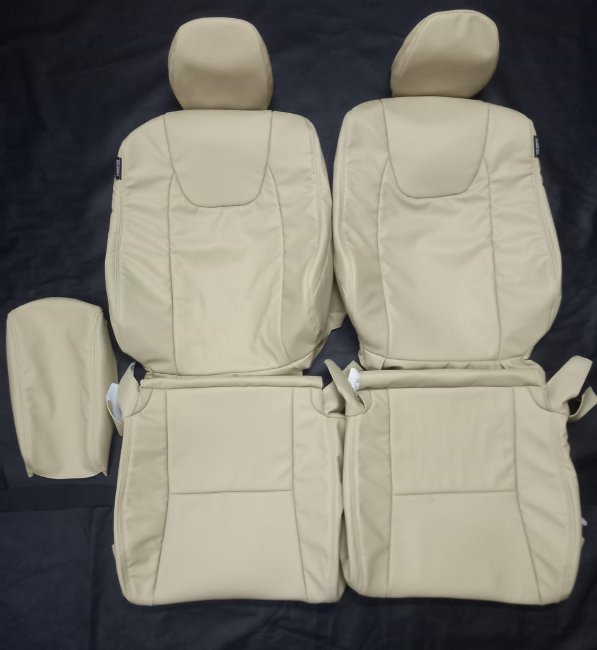 Lexus RX350 RX450h (Year: 2010 to 2015) Genuine Leather - Seat Covers (Full Set - Front & Rear seats + back with Headrest, Center console / Armrest)