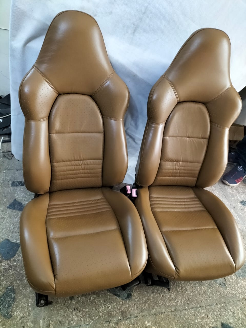 Best fit for Porsche 986 Boxster Sports - Synthetic Leather replacement Seat Cover (Year 1997 to 2004)