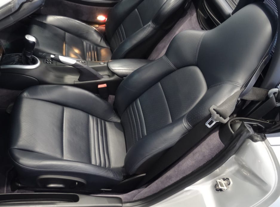 Best fit for Porsche 986 Boxster - Sports - Leather replacement Seat Cover BLACK (Year 1997 to 2004)