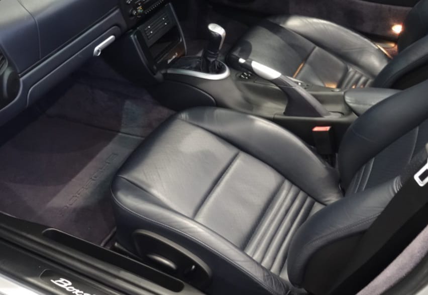 Best fit for Porsche 986 Boxster - Sports - Leather replacement Seat Cover BLACK (Year 1997 to 2004)
