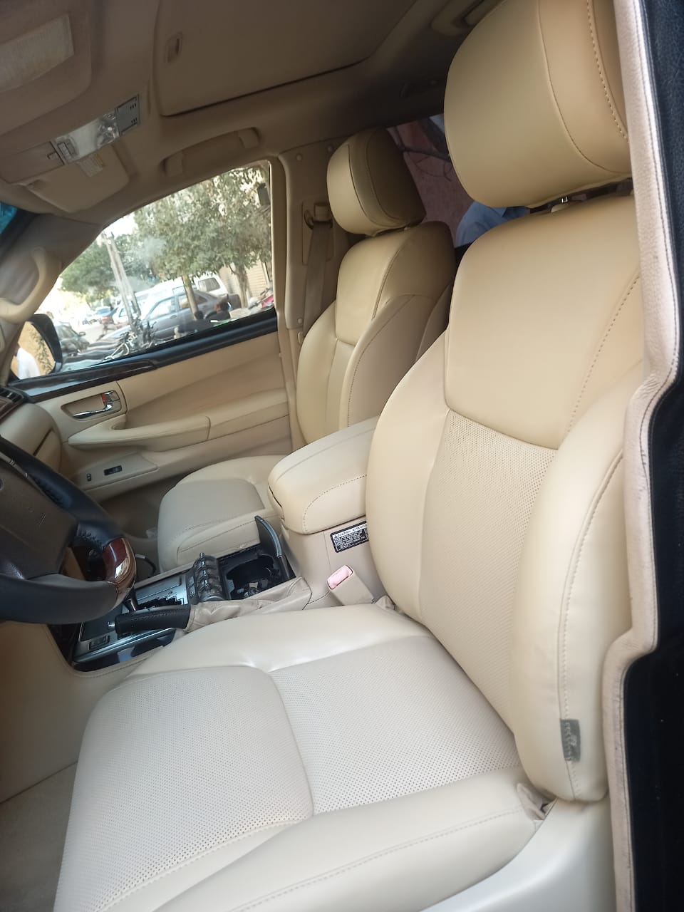Lexus LX570 Land Cruiser (Year: 2008-2015) Genuine Leather seat cover (Front & Rear Seat covers, full set 3 lines)