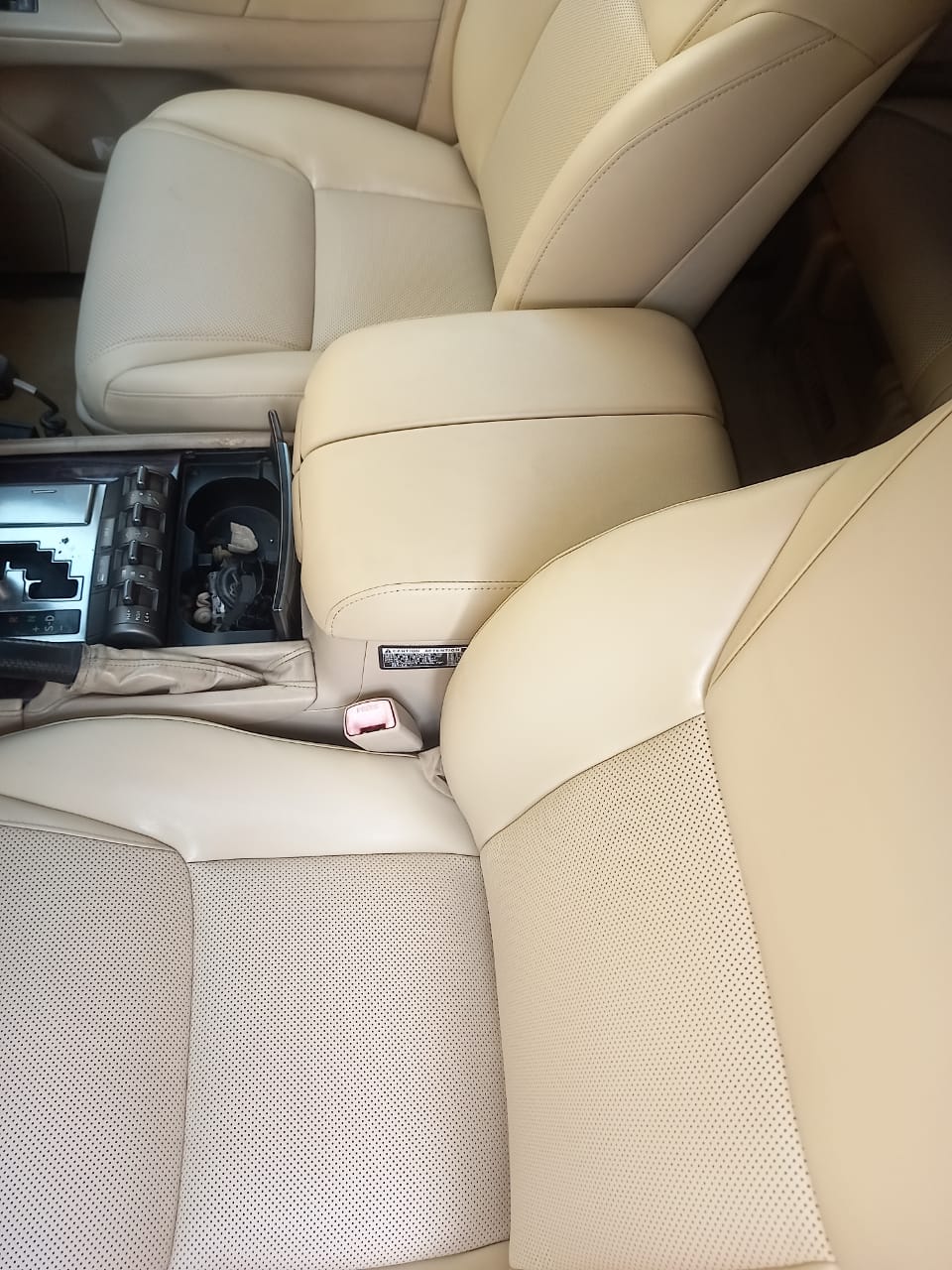 Lexus LX570 Land Cruiser (Year: 2008-2015) Genuine Leather seat cover (Front & Rear Seat covers, full set 3 lines)