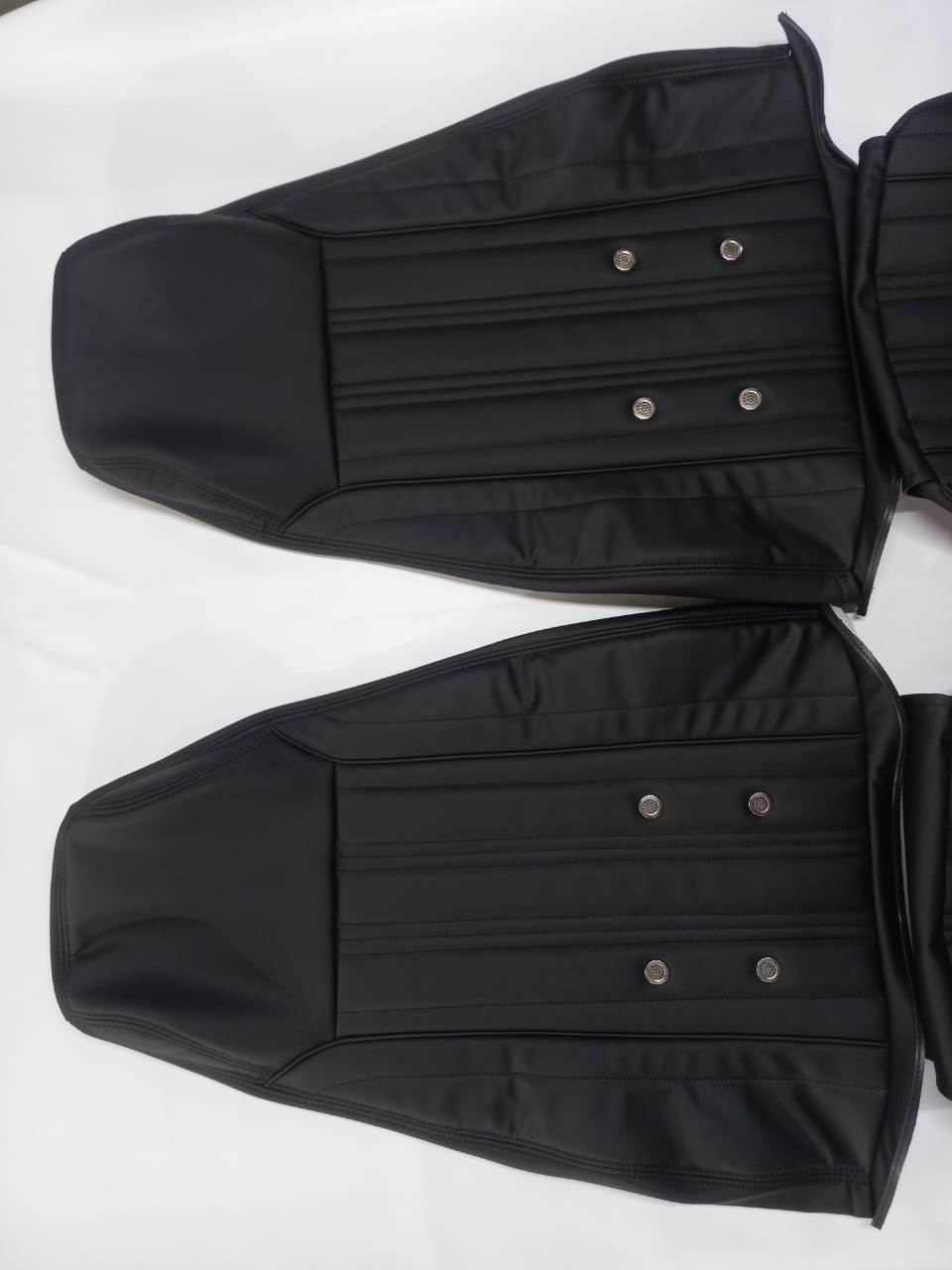 Datsun 240Z or 260Z or 280Z - (Year 1970 to 1978) - Synthetic Leather - Seat Covers Black - Vertical Stitching