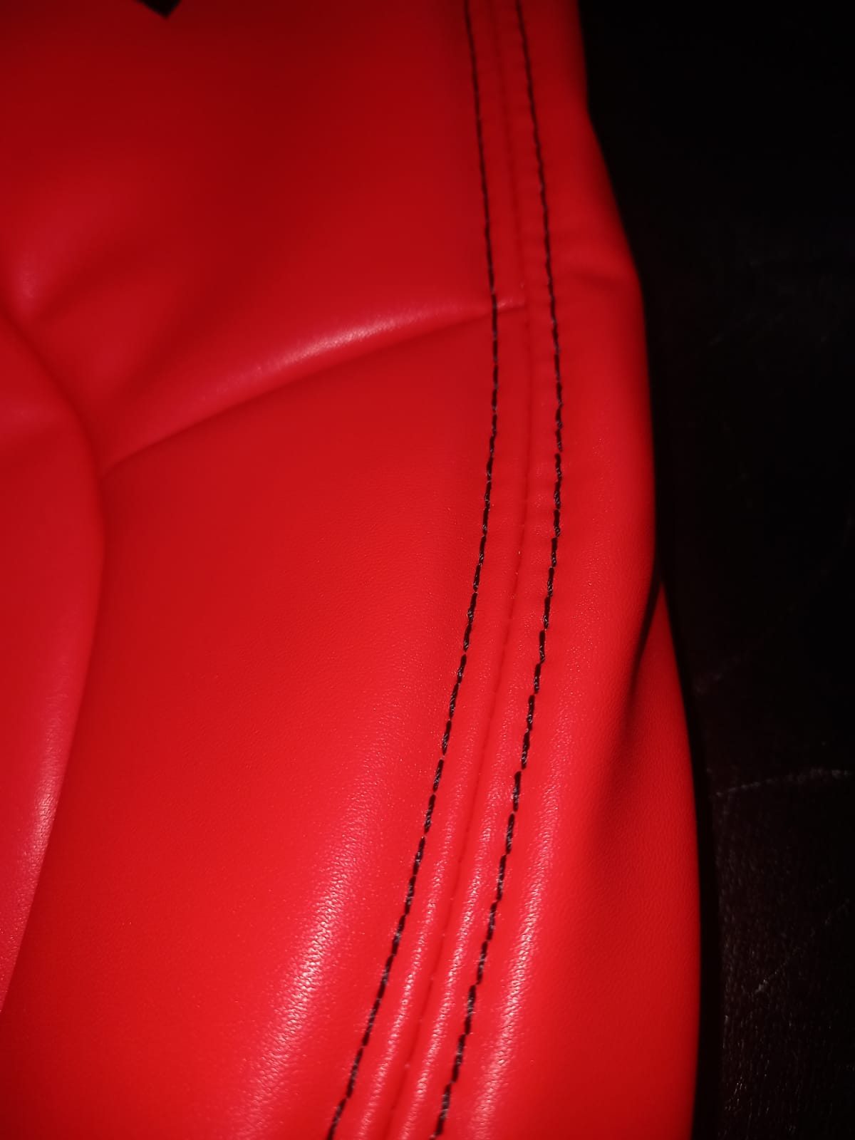 Fit for Corvette C5 - Z06 Synthetic Leather Seat Cover (Year 1997 to 2004) Torch Red
