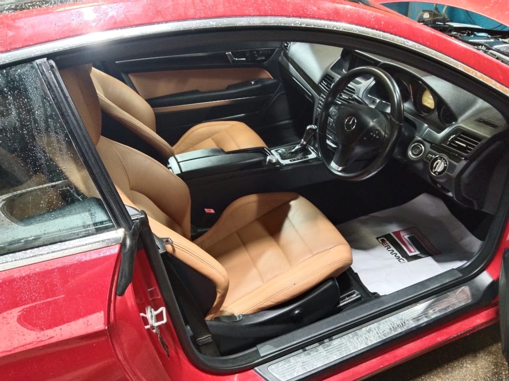 Mercedes Benz E Class (Year 2009 - 2016) Synthetic Leather - Cognac