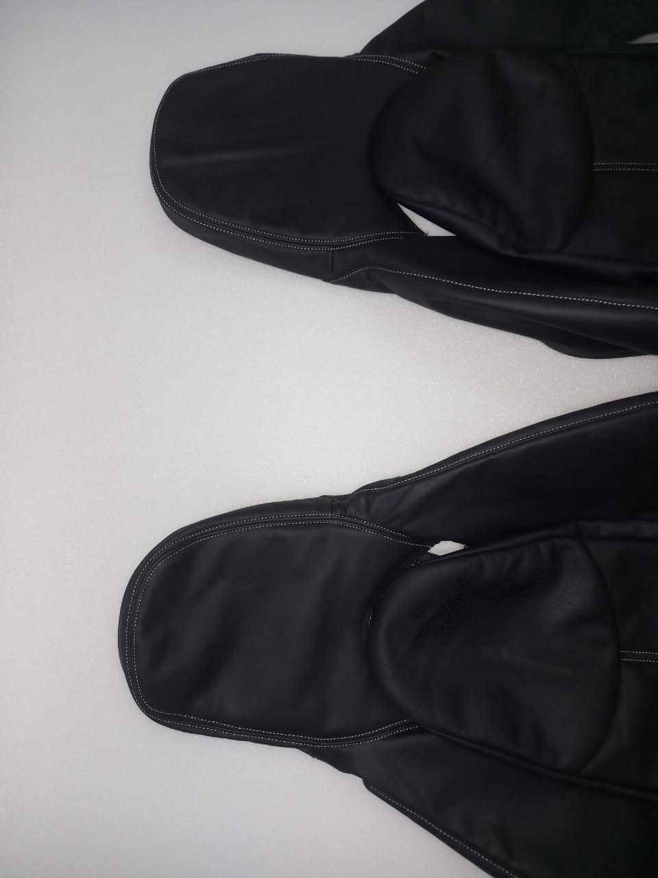 Perfect fit for Porsche Boxster Genuine Leather Standard Seat Cover - (Year 2005 to 2012) With Perforated Inserts & Porsche Embossing at Headrest