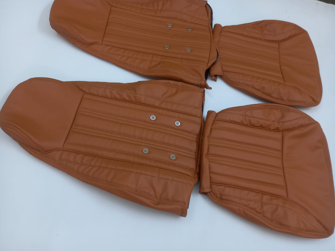 Datsun 240Z or 260Z or 280Z - (Year 1970 to 1978) - Synthetic Leather - Seat Covers Orange