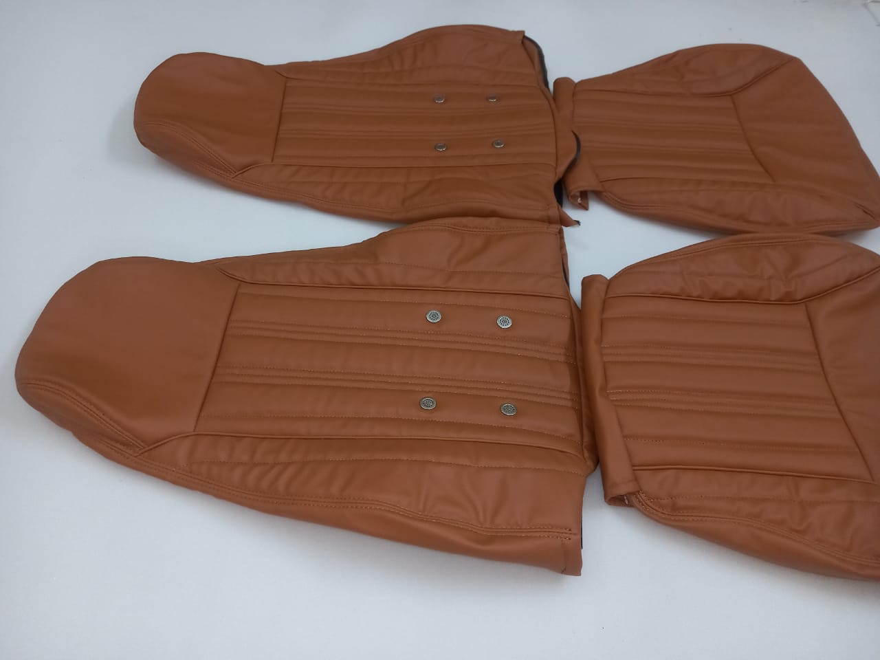 Datsun 240Z or 260Z or 280Z - (Year 1970 to 1978) - Synthetic Leather - Seat Covers Orange