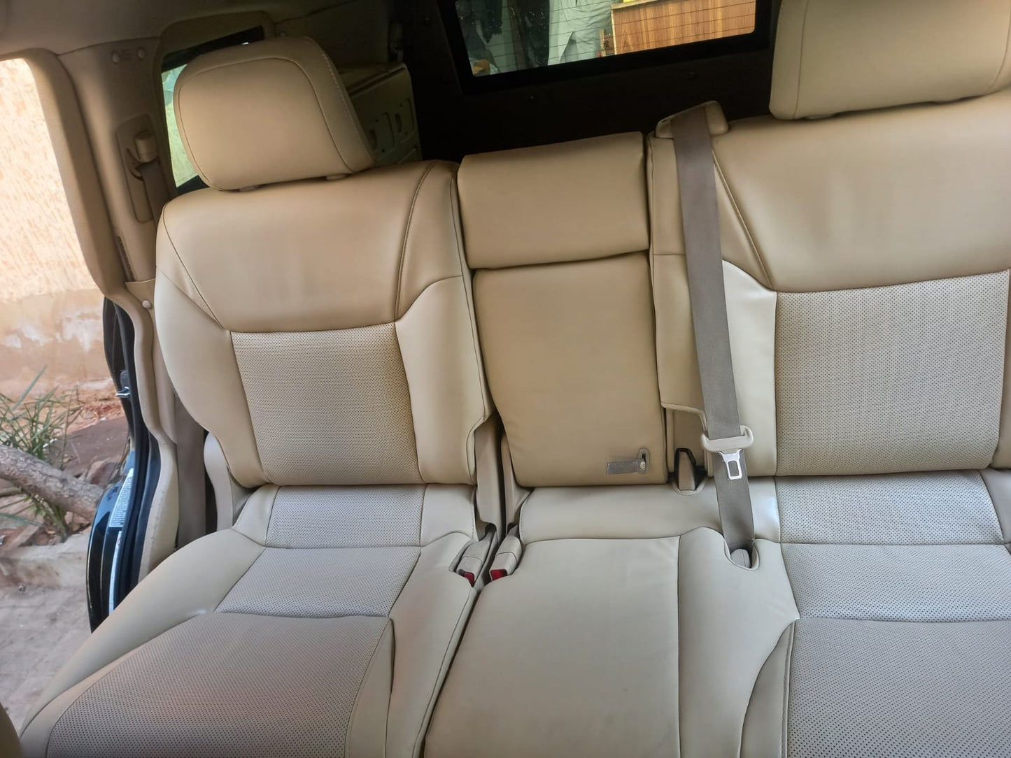 Lexus LX570 Land Cruiser (Year: 2008-2015) Genuine Leather seat cover (Front & Rear Seat covers, full set 3 lines)