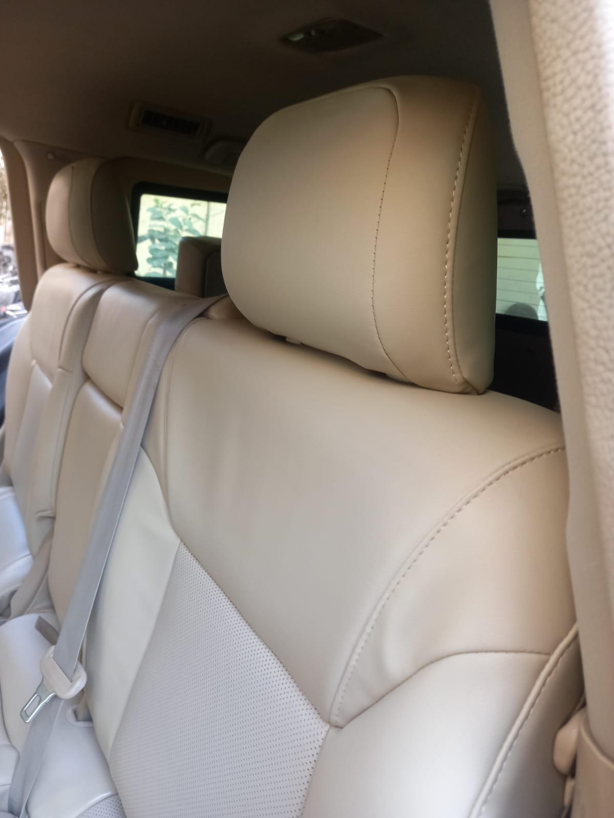 Lexus LX570 Land Cruiser (Year: 2008-2015) Genuine Leather seat cover (Front & Rear Seat covers, full set 3 lines)