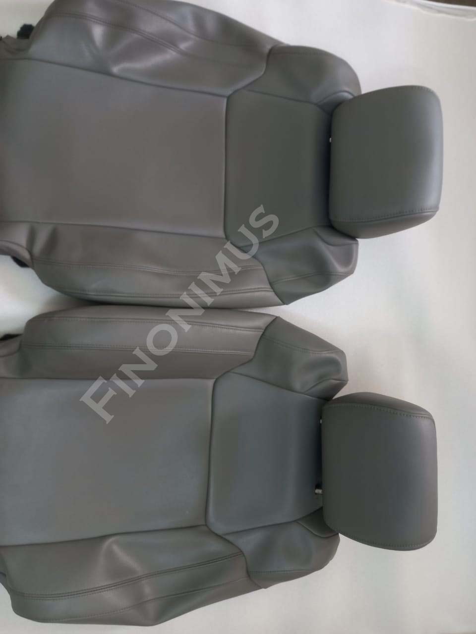 Toyota Tundra Synthetic Leather Seat Cover Dark Gray (Year 2014 to 2021)