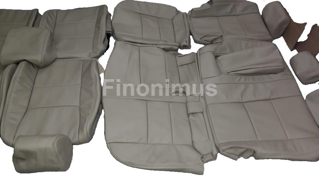 Fit for Toyota Land Cruiser - Replacement Seat Cover (Year 1998 to 2007) 1st and 2nd Row - Genuine Leather