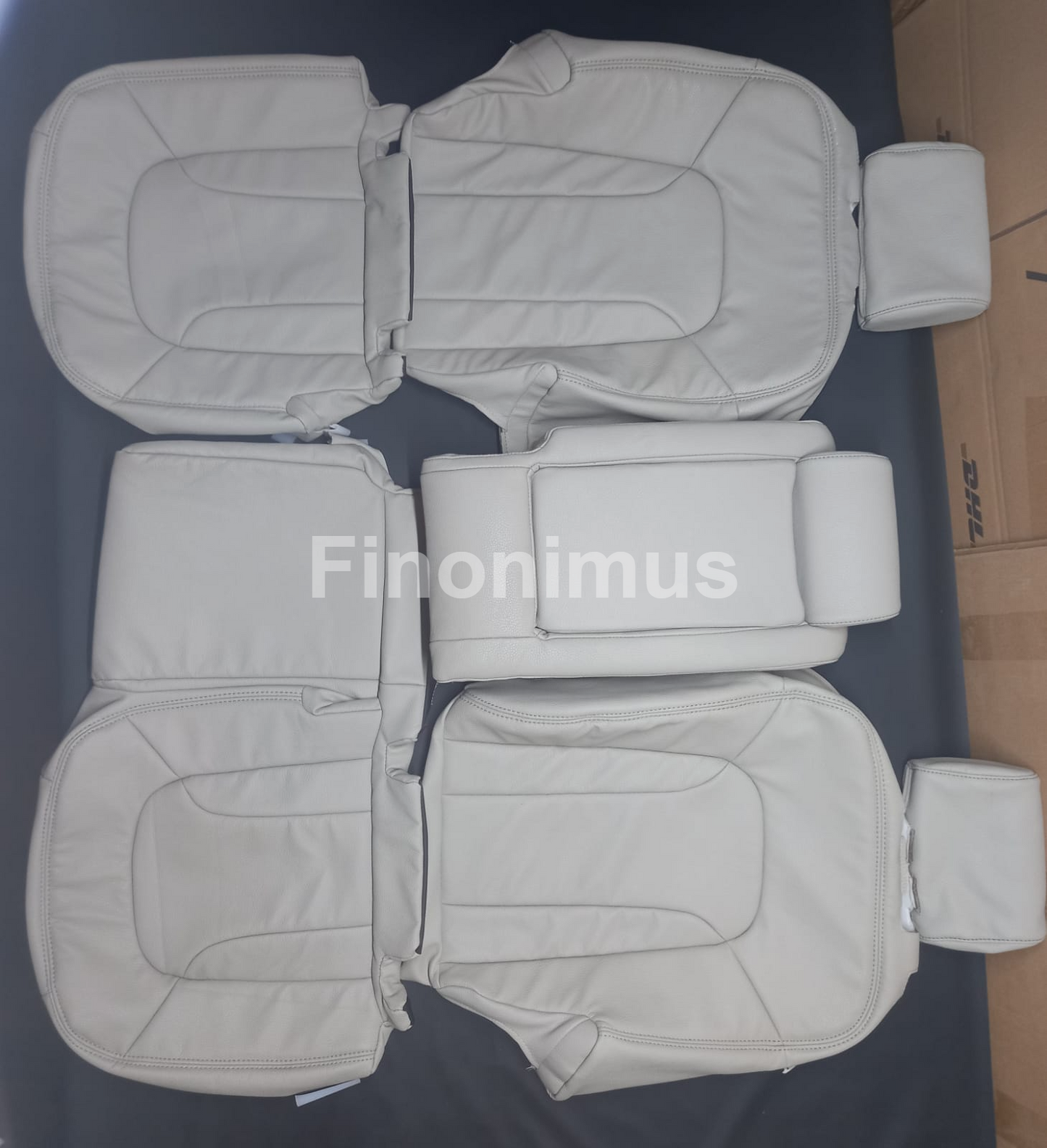 For Audi Q7 (Year:2006 to 2015) - Full Set (Front & Rear) OEM Replacement Seat Covers