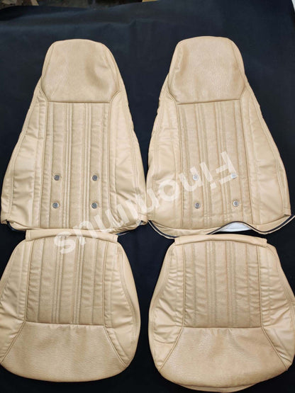 Datsun 240Z or 260Z or 280Z - (Year 1970 to 1978)  - Synthetic Leather BEIGE - Seat Covers - Bubble Texture Like Original