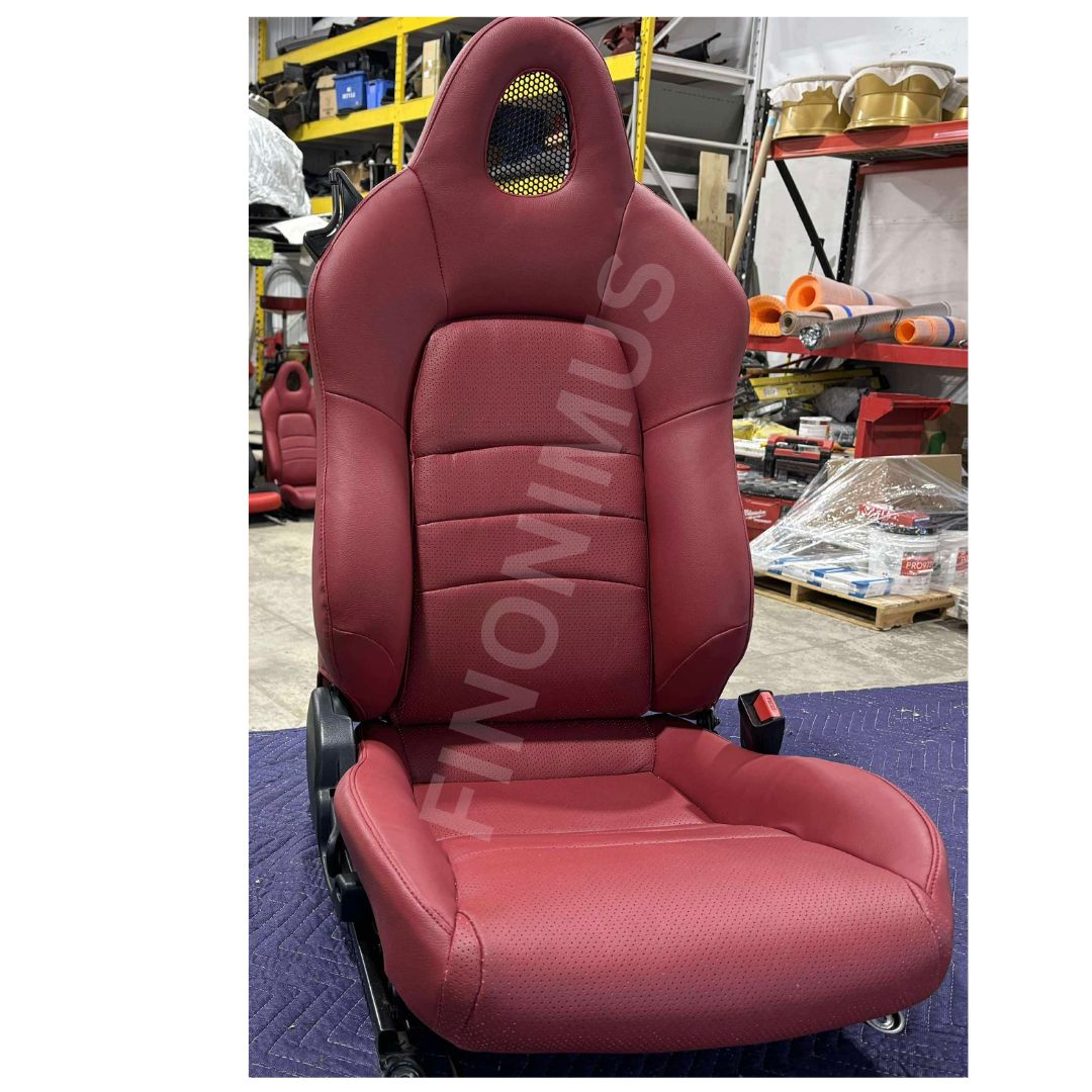 Honda S2000 - Housse de siège de rechange OEM en cuir synthétique (années 2000-2005) noir