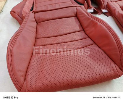 Housse de siège de remplacement d'origine en similicuir rouge, parfaitement adaptée à la Honda S2000 (années 2000-2005).