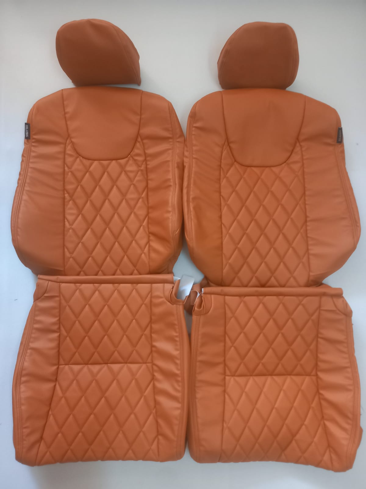 Lexus RX350 RX450h (Année : 2010 à 2015) Synthétique - Housses de siège - Avant et arrière (Ensemble complet) Orange brûlé