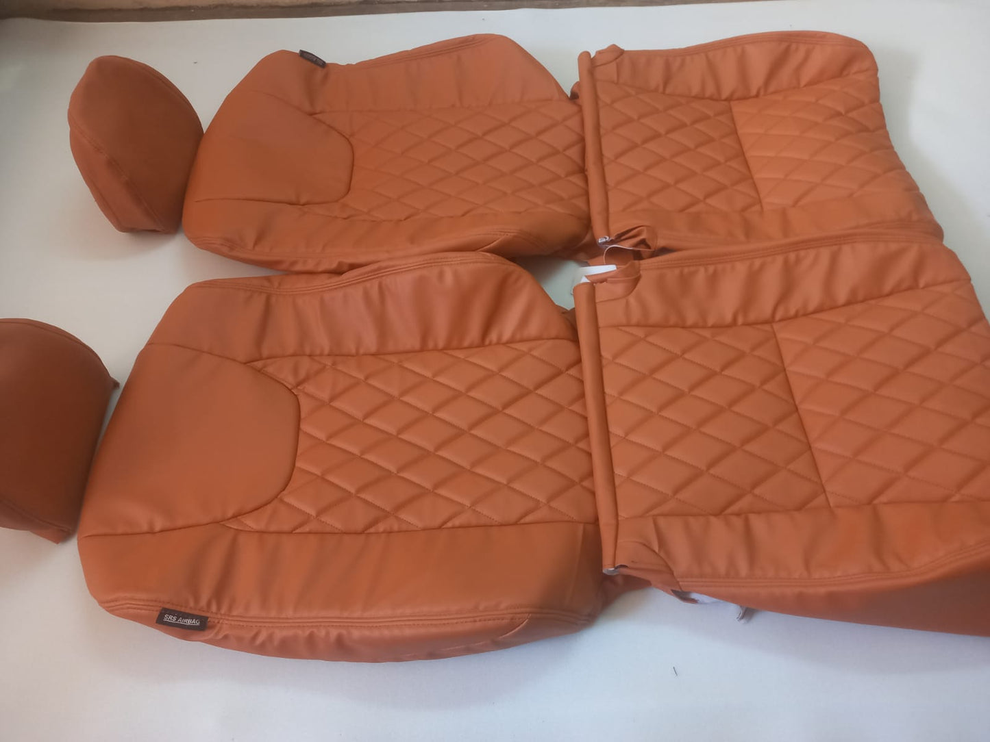 Lexus RX350 RX450h (Year: 2010 to 2015) Synthetic - Seat Covers - Front & Back (Full set) Burnt Orange