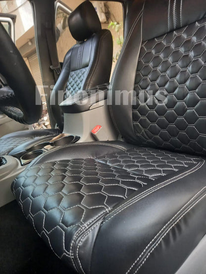 Toyota Tacoma (Year: 2005 to 2008) Synthetic leather Full Set Seat Covers Black