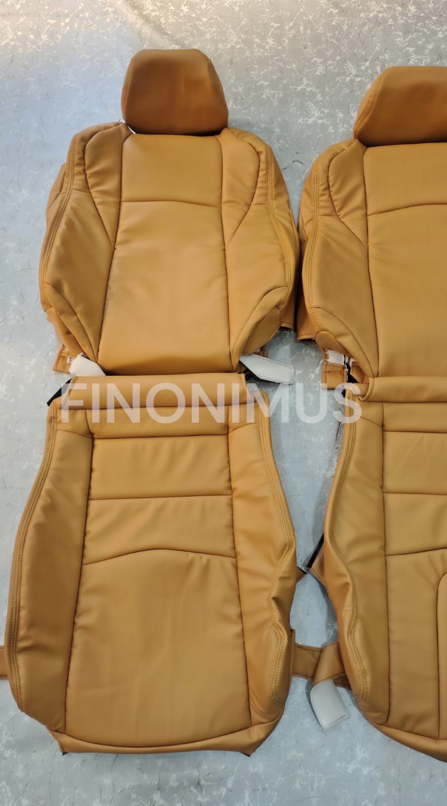 Best fit for Nissan 350Z (Year: 2003 - 2008) Replacement Seat Cover -  Color: Cognac