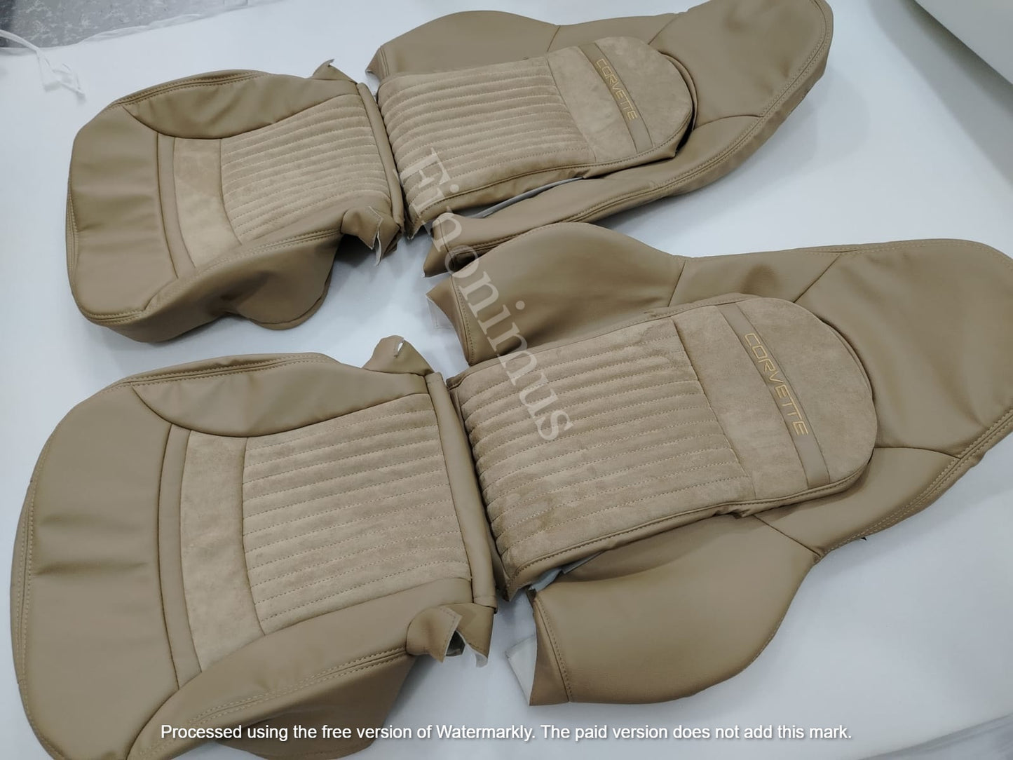 C5 Corvette Sports custom replacement seat cover SUEDE INSERTS (Year 1997 to 2004)