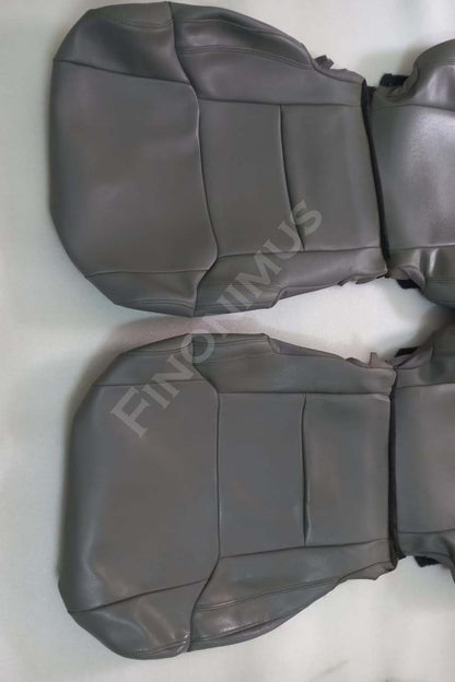 Housse de siège en cuir synthétique Toyota Tundra gris foncé (année 2014 à 2021) 