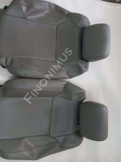 Toyota Tundra Synthetic Leather Seat Cover Dark Gray (Year 2014 to 2021)
