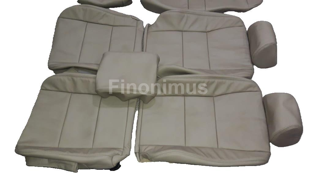 Fit for Toyota Land Cruiser - Replacement Seat Cover (Year 1998 to 2007) 1st and 2nd Row - Genuine Leather