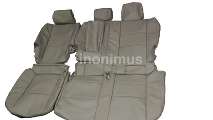 Fit for Toyota Land Cruiser - Replacement Seat Cover (Year 1998 to 2007) 1st and 2nd Row - Genuine Leather