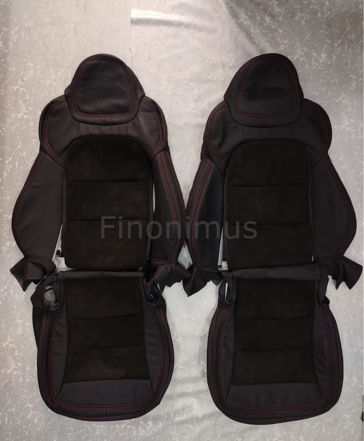 Fits Chevrolet Corvette C6 Sport Replacement Seat Covers with Suede / Alcantara Inserts (2012–2013)