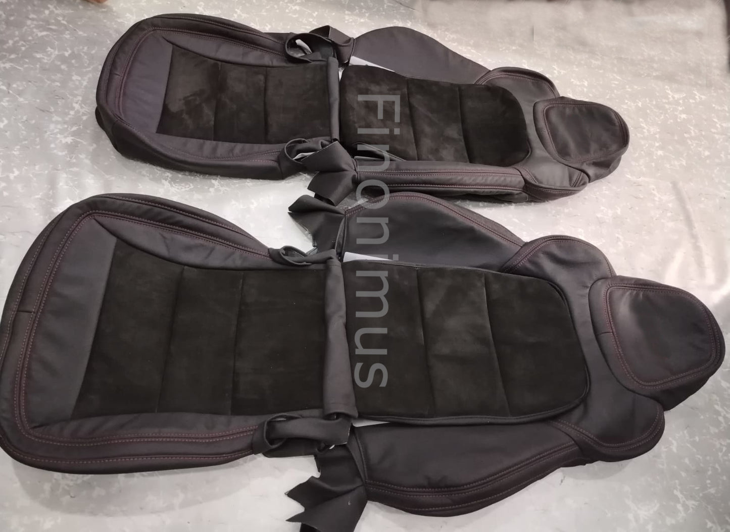 Fits Chevrolet Corvette C6 Sport Replacement Seat Covers with Suede / Alcantara Inserts (2012–2013)